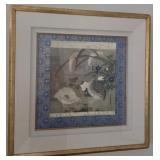 J2 - FRAMED ASIAN ART 24"SQ (R39)