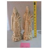 J2 - TWO VINTAGE ASIAN FIGURINES (K20)