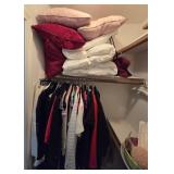 J2 - MIXED LOT OF CLOTHING, PILLOWS (R49)