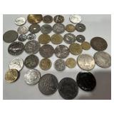 A LOT OF FOREIN COINS