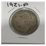 1921-P SILVER MORGAN DOLLAR