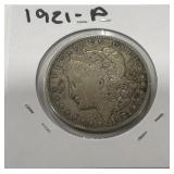 1921-P SILVER MORGAN DOLLAR