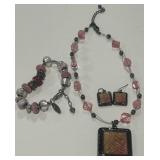 COSTUME NECKLACE AND BRACELET