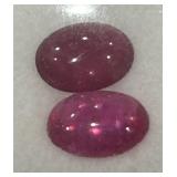 3.28CT CABOCHON RUBY GEMSTONES