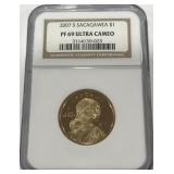 2007 SACAGAWEA DOLLAR PF 69 ULTRA CAMEO