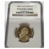 2008 SACAGAWEA DOLLAR PF 69 ULTRA CAMEO