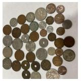 A LOT OF FOREIN COINS