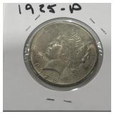 1925-P SILVER PEACE DOLLAR
