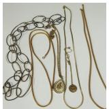 GOLD TONE COSTUME JEWELRY