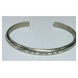 STERLING SILVER CUFF BRACELET 13.20GRS