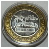 1/2 ONCE 999 CASINO SILVER TOKEN