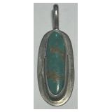 STERLING SILVER GEMSTONE PENDANT 3.70GRS