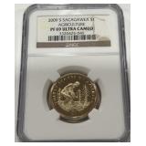 2009 SACAGAWEA DOLLAR PF 69 ULTRA CAMEO