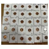 ASSORTED YEARS LINCOLN PENNIES