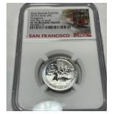 2018 S SILVER 25C REVERSE PROOF