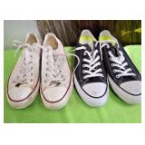11 - TWO PAIR CONVERSE SHOES MEN