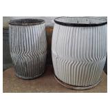 11 - TWO DECORATIVE VASES (A170)