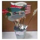 43 - NEW WMC MIXED LOT OF PLANT STAKES (M117)