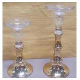 503 - LOT OF TWO CANDLE HOLDERS (Z)