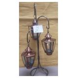 503 - FOUR-PIECE CANDLE LANTERN SET
