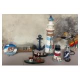 11 - LOT OF LIGHTHOUSE & NAUTICAL COLLECTIBLES