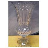 11 - CRYSTAL URN VASE 14"T