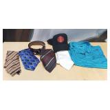 11 - MENS TIES, BELTS, SHIRT (U36)