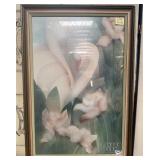 525 - SUZANNE MARIE ART PRINT FRAMED 36X26" (A110)