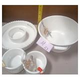 43 - NEW WMC SNACK BOWLS, CONDIMENT DISH (M23)