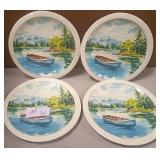 43 - NEW WMC FOUR DESSERT PLATES (M31)