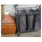 11 - LAUNDRY SORTING RACK, DECORATIVE BOX (J102)