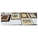 11 - FIVE PIECES FRAMED ART (J111)