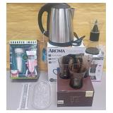 503 - COFFEE MAKER, BEAN GRINDER, WINE AERATOR
