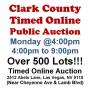 Mon.@4pm - Clark County Timed Online Public Auction 8/3