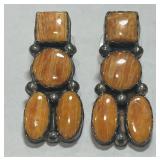 STERLING SILVER  EARRINGS 11.10GRS