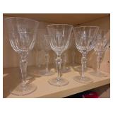 N2 - TWELVE PIECES JOSAIR CRYSTAL STEMWARE (L78)