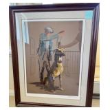 N2 - LEROY NEIMAN ART FRAMED WITH COA (U3)