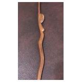 S2 - NUDE WOMAN CARVING 15"L (L143)