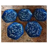 S2 - FIVE BLUE & WHITE WARE PORCELAIN PLATES (K29)