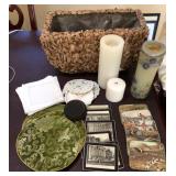 S2 - COASTERS, CANDLES & BASKET (L98)