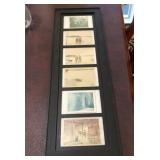 S2 - ANTIQUE PHOTOS FRAMED 28X9" (L32)