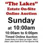 Sun.@10am - The Lakes Estate Online Public Auction 7/19