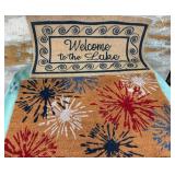 43 - CHARMING COASTAL DOORMAT SET