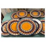 11 - VIBRANT SOUTHWEST DINNERWARE SET