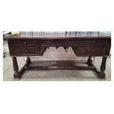 11 - VINTAGE REFECTORY STYLE DESK