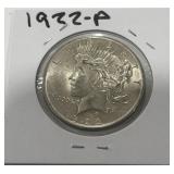 1922-P SILVER PEACE DOLLAR