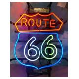 11 - ROUTE 66 NEON SIGN (B50)