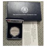 S - WHITE HOUSE SILVER ANNIVERSARY COIN (B8)