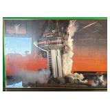 11 - VINTAGE LANDMARK CASINO IMPLOSION ART FRAMED