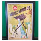 11 - 1998 WAR OF THE WORLDS POSTER FRAMED (B117)